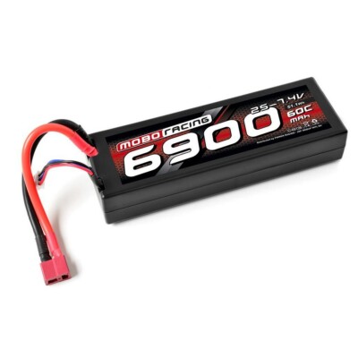 mobo-racing LiPo 2S 7.4V 6900 mAh 60C T-Plug Deans Sport Racing by Team Corally