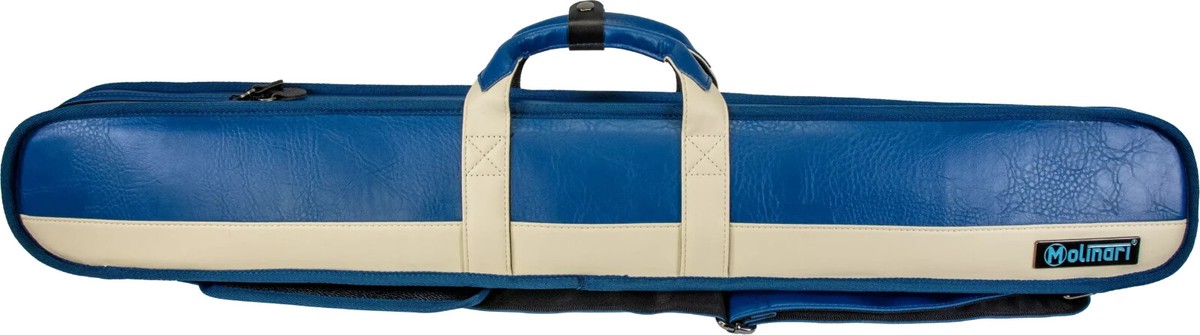 Molinari® Retro 2x4 Professional Pool Cue Case. Blue/Beige | eBay
