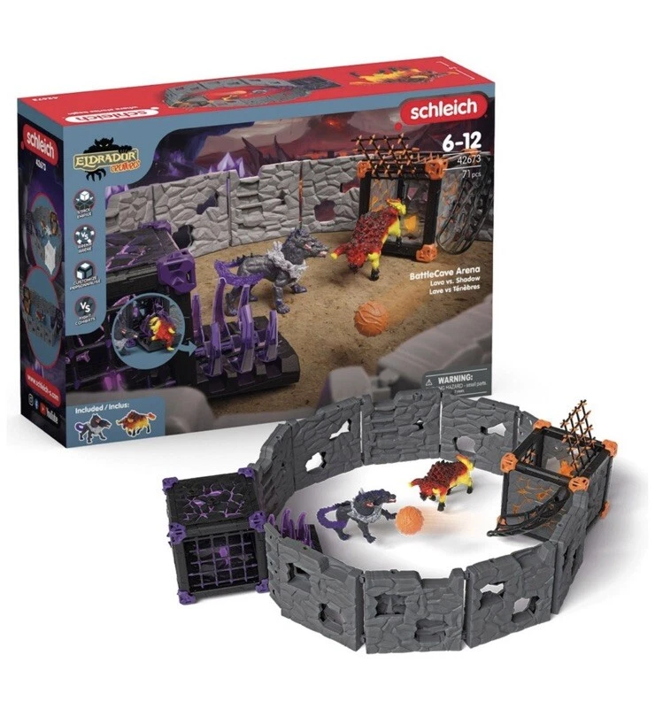Eldrador Creatures 42673 Battle Cave Arena: Lava vs. Shadow Xmas Gift For Kids  - Image 2 of 4