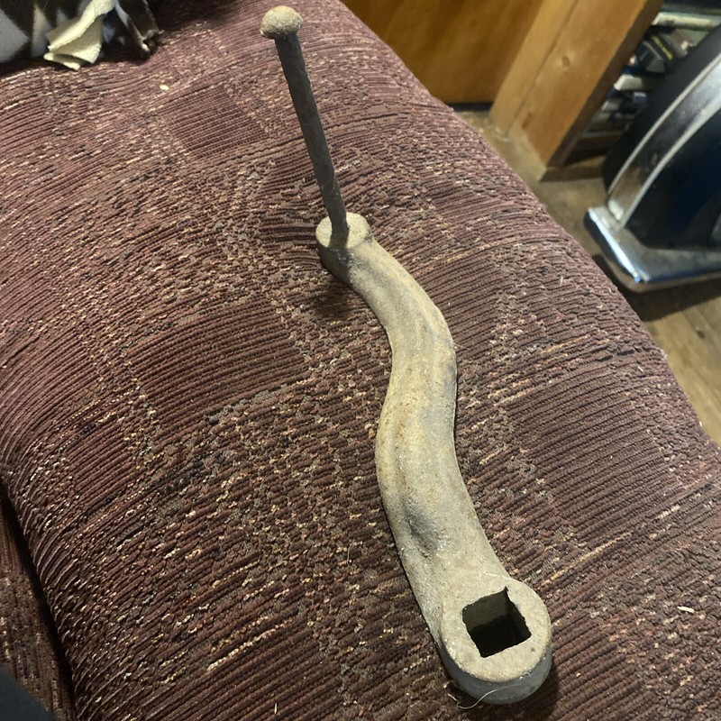 Antique Meat Grinder Handle Crank Vintage Tool Metal Replacement