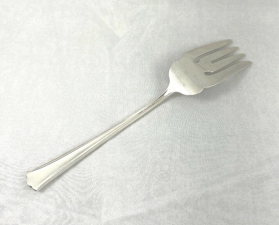 Tenedor pequeño de carne fría Greenbrier de Gorham Sterling-7 1/8" Foto 3 de 4