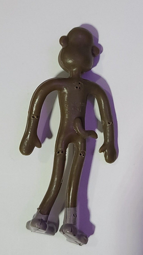 CURIOUS GEORGE Action Figure Bendable Poseable 2 Lot 4" - Picture 5 of 6