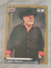 2022 Upper Deck AEW Gold #91 Jim Ross Wrestling Card