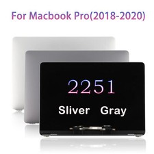 LCD Screen Display Assembly For Macbook Pro 13.3" A2251 2018-2020 Sliver Gray