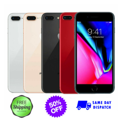 Apple iPhone 8 Plus 64GB Unlocked Free Return Att T-Mobile 5.5'' iOS 4G LTE