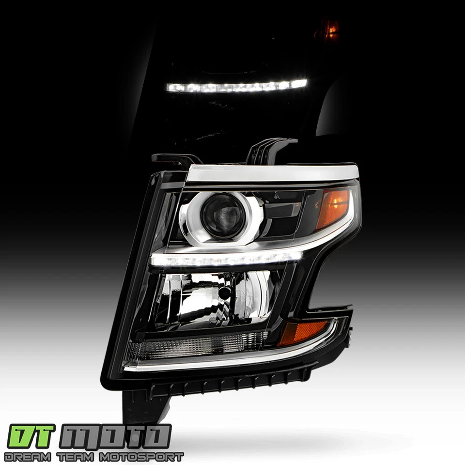 Para Chevy Suburban Tahoe HID 2015-2020 con Proyector LED DRL Faro Driver Foto 2 de 4