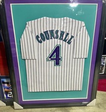 Craig Counsell Signed Framed Inscribed Diamondbacks Jersey JSA COA WS CHAMP AUTO