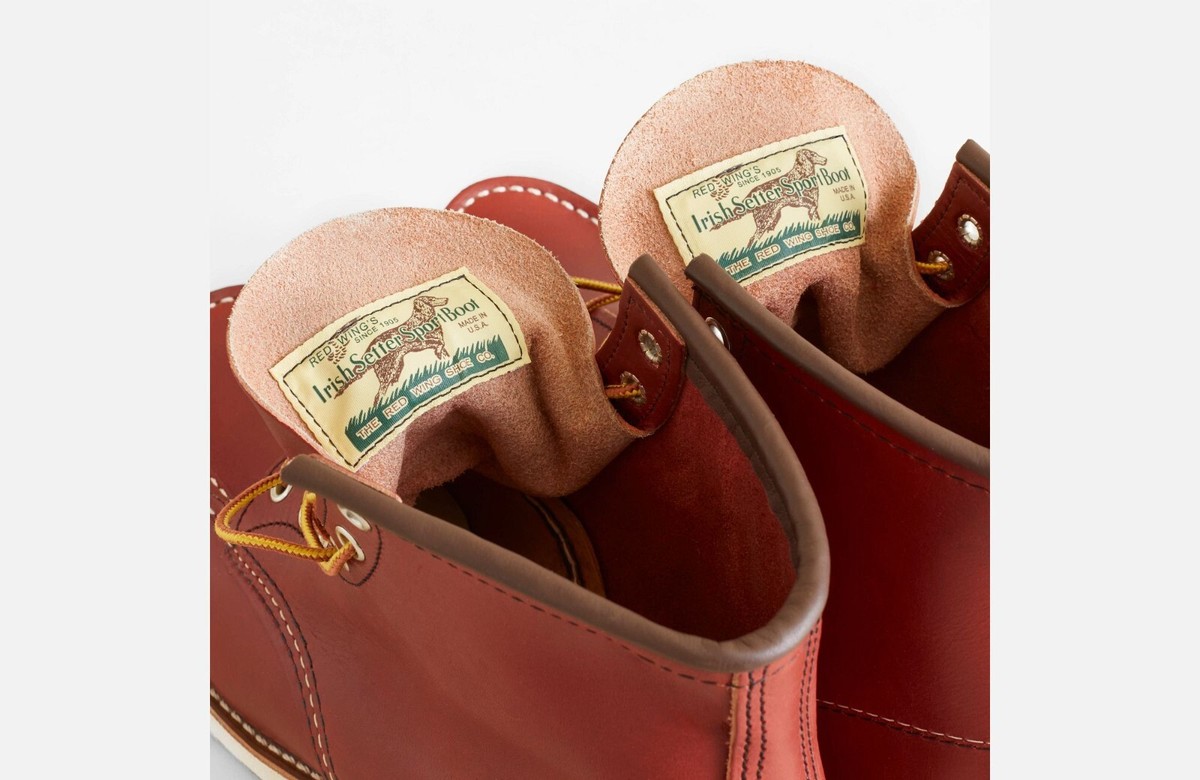 New Red Wing Irish Setter Sport Boots 8875 Moc Toe 6 New Red Wing Irish Setter Sport Boots 8875 Moc Toe 6