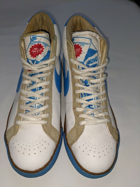 Nike Blazer SB Milk Crate Fly Skateshop â77 Mid supreme frog off dunk Blue/White | eBay