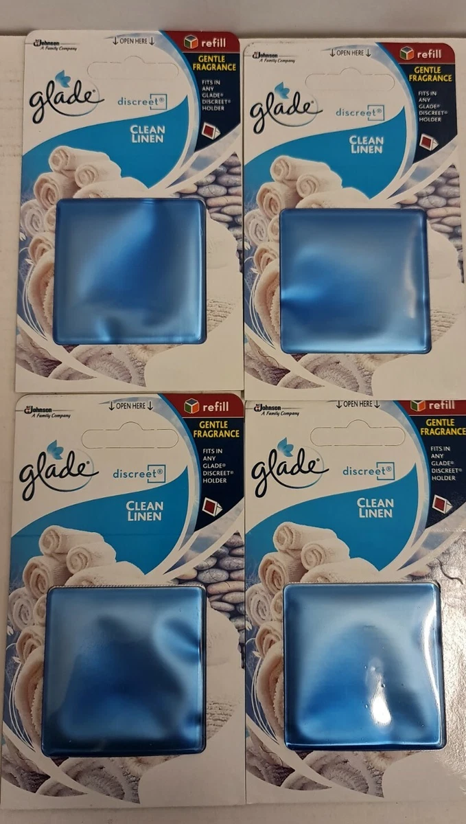 GLADE DISCREET REFILLS X 4 REFILLS