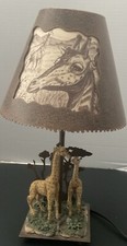 Giraffe Themed Lamp With Lampshade