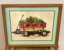 Western Flyer Town And Country Print Framed And Matted SALATA
