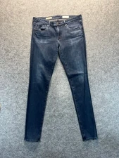 AG Adriano Goldschmied Jeans Womens 27 The Legging Skinny Knit Luxe Denim