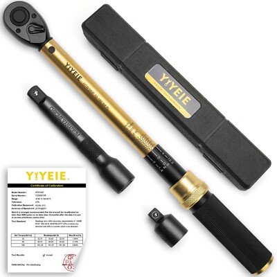 1/2-Inch Drive Torque Wrench, 10-160 FT.LB (10-227 Nm), 72-Tooth Professional...