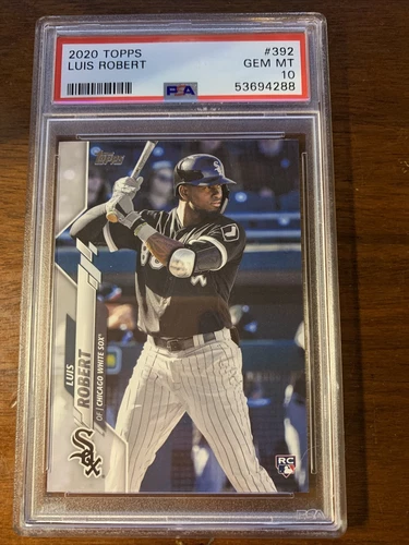 2020 Topps Luis Robert RC #392 PSA 10 GEM MT | Chicago White Sox 