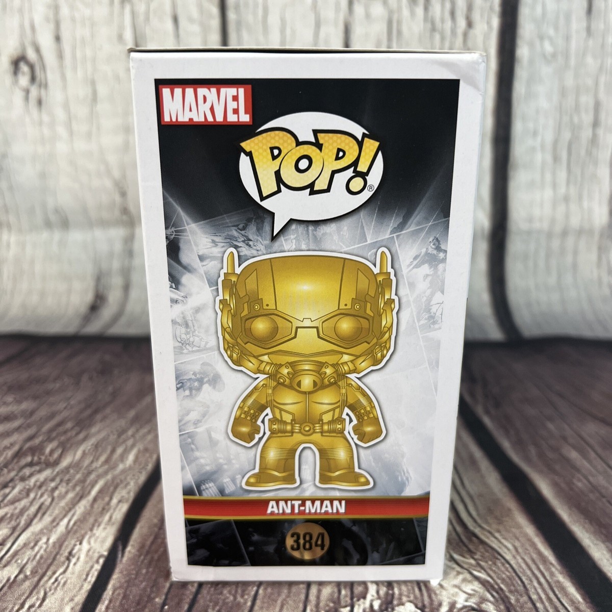 Funko POP! ゴールド ANT-MAN 384 Funko Pop Marvel Studios : ANT-MAN #384 Vinyl Figure 