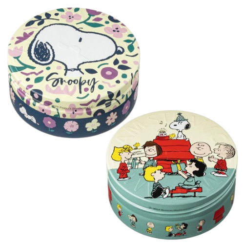 Peanuts Snoopy Steamcream in Tin Case 75g Okaimono Snoopy Official