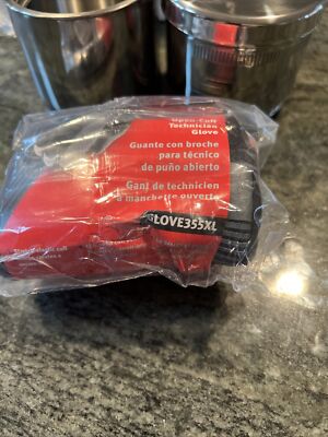 Snap On glove355xl xl open-cuff tech glove in socket can | eBay