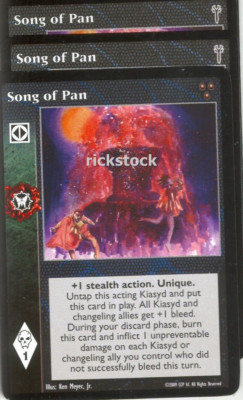 Song of Pan x3 LoB HttB VTES Jyhad
