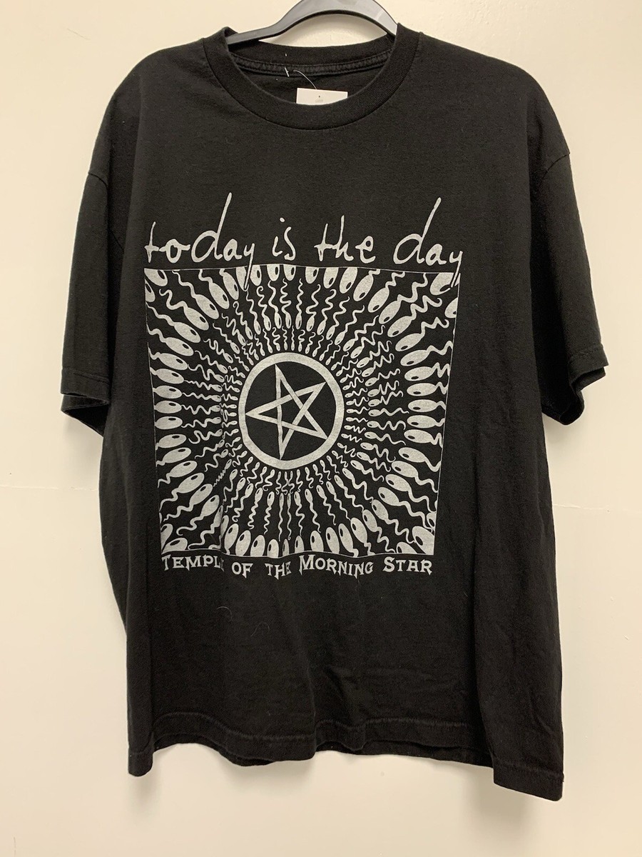Vintage 1997 Today is the day temple of the morning star t-shirt L