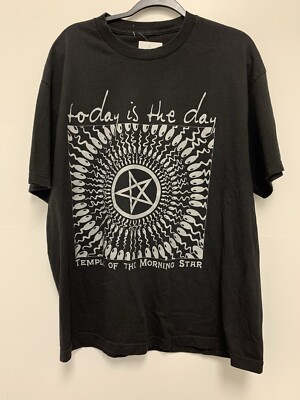 Vintage 1997 Today is the day temple of the morning star t-shirt L