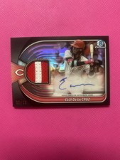 2025 Topps Bowman Chrome Elly De La Cruz Black Chrome Auto Relics /10 (BCAR-ED)