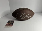 Courtland Sutton Signed/Autograph Wilson Football With JSA COA