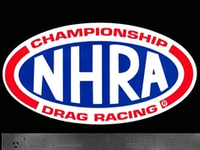 NHRA National Hot Rod Association - Orig. Vintage Racing Decal/Sticker - 9  1/8"