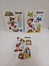 Vintage Disney Pinocchio Friends Seals Waterproof Sticker Glass Wall Decor