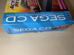 Sega CD Action System Black Game Console Tomcat Alley Set Complete Excellent