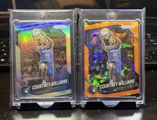 Courtney Williams: Silver Prizm! #69  and  Orange Cracked Ice #69 -- 2 cards