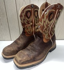 Twisted X Mens 12 Steel Toe Western Work Boot...