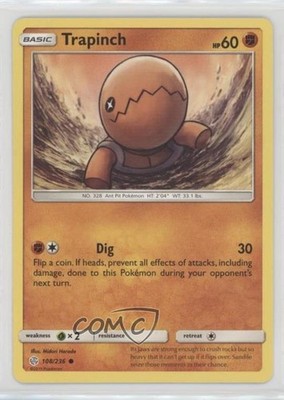 Trapinch Pokémon Sun & Moon Cosmic Eclipse #108