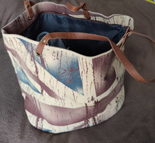 einkauf tasche stoff mit reißverschluss