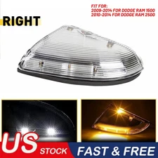 Passenger Mirror Turn Signal Puddle Indicator Light For 09-14 Dodge Ram 1500+