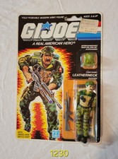 VINTAGE 1986 GI Joe Leatherneck Marine ARAH 34 Cardback Sealed
