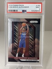 Panini 2018-19 Prizm Shai Gilgeous-Alexander #184 Rookie PSA 9 RC