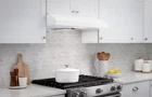 Vissani Arno 30 in. 240 CFM Convertible Under Cabinet Range Hood in White NEW