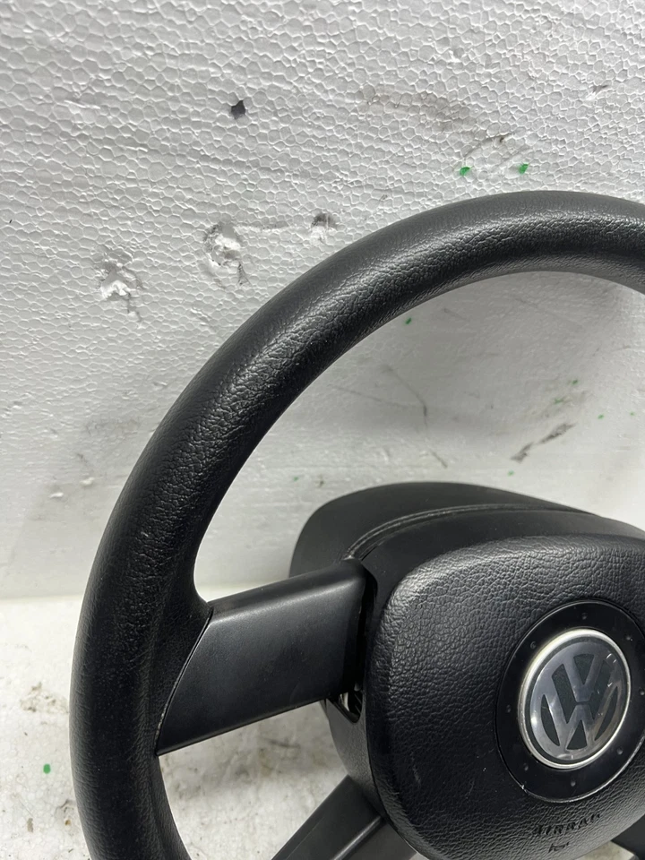 Original VW Polo 9N 9N3 Touran 1T Airbaglenkrad Lenkrad 6Q0419091G  Emblem - Bild 3 von 4