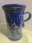 HLC Fiesta FiestaWare Cobalt Blue Embossed PEDESTAL MUG 6" Retired
