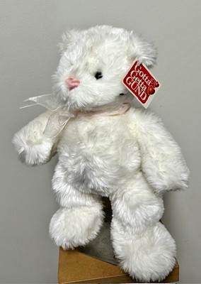 Gund White Soft Teddy Bear 15'' + Ribbon/ Gotta Get A Gund