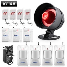 KERUI Alarm Home Security System Door Sensor Garage Detect Anti-theft Loud Siren