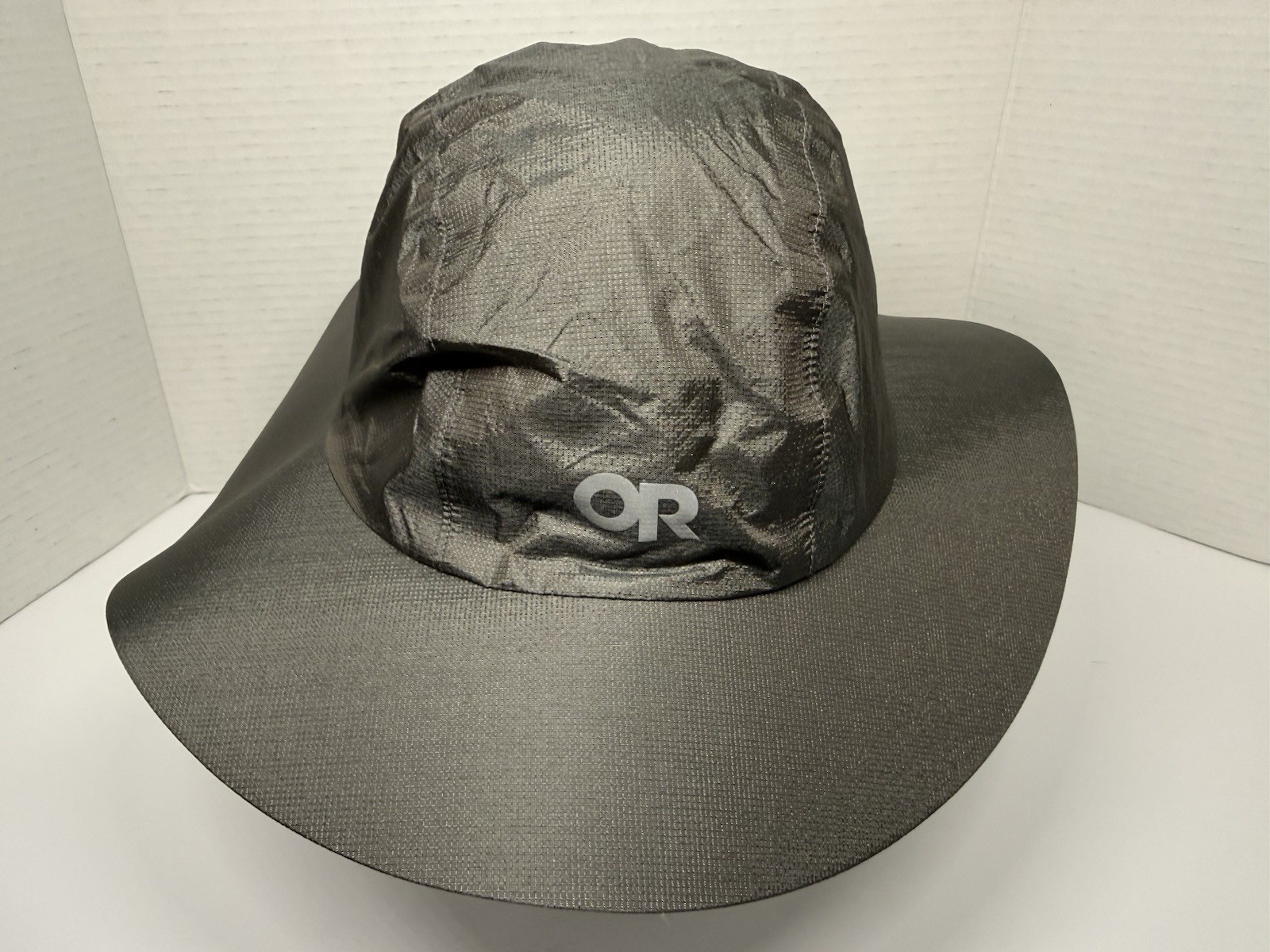 New Outdoor Research Helium Full Brim Rain Hat Sm/ M Pewter
