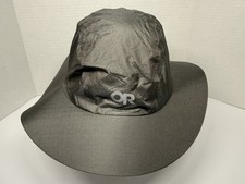 New Outdoor Research Helium Full Brim Rain Hat Sm/ M Pewter