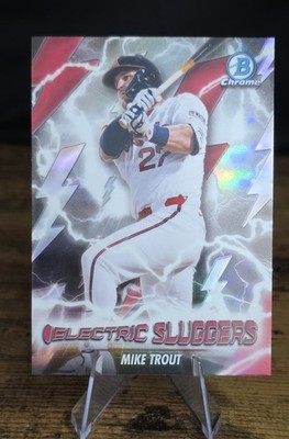   Mike Trout - 2026 Bowman Chrome Electric Sluggers Refractor #ES-25 LA Angels