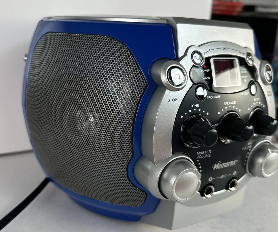 Memorex CDG Karaoke System Portable CD Player Tested Works Great No Mic Included - Image 2 of 4