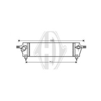 LadeluftküHler Aluminium FüR Nissan Qashqai +2 I J10 JJ10 2.0 Dci