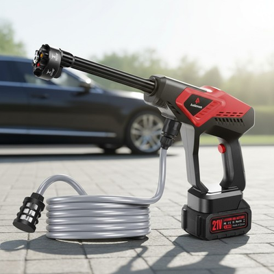 #ad #ad Battery Powered Cordless Pressure Washer with 16.4 ft Hose and Foam Cannon $97.59
