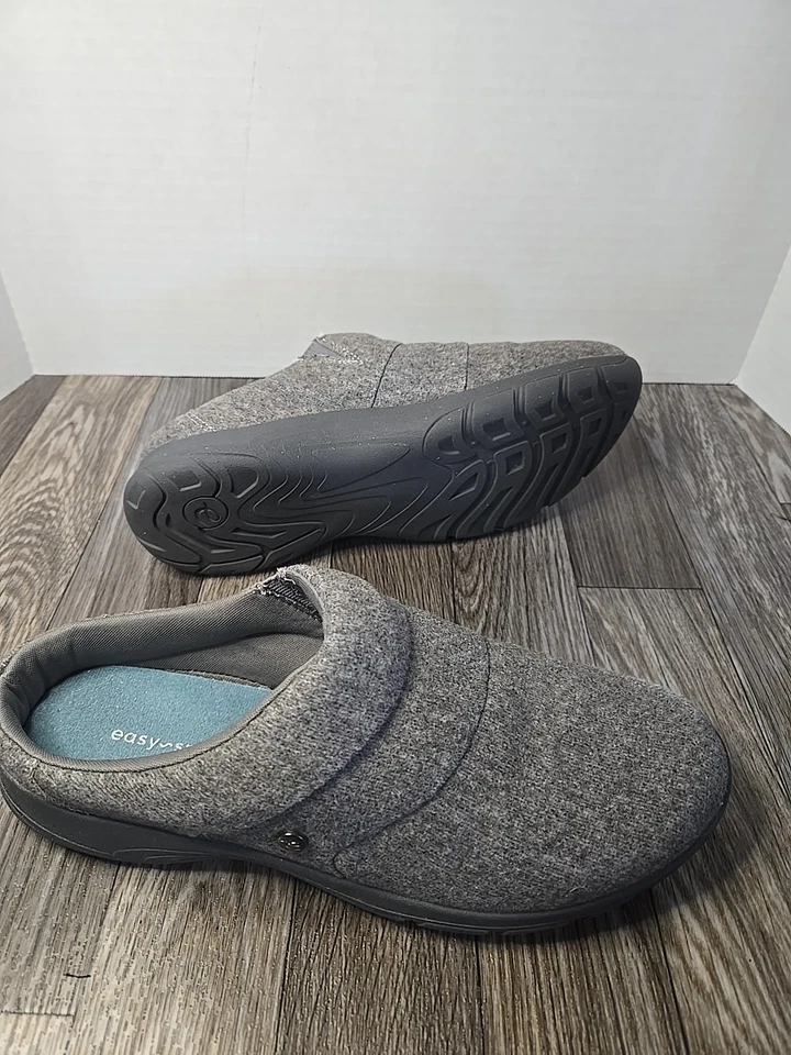 Easy Spirit Gray Women’s Pleated Mules - 9M - Image 4 of 4