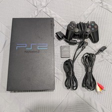 Sony PlayStation 2 Home Console w/ Controller, Cables, and Memory Card